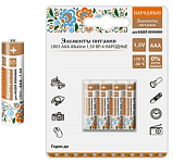 TDM LR03 AAA Alkaline 1,5V BP-4 Народный (кратно 4)