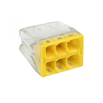 Клемма 6-проводная с пастой 0,5-2.5мм2 (50шт.) plc-smk-2273-246 EKF СМК 2273-246 (кратно 50)