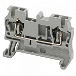 Schneider Electric NSYTRR22 КЛЕММНИК ПРУЖ ПРОХОД 2,5ММ2 2ТЧК СЕРЫЙ