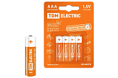 TDM LR03 AAA Alkaline 1,5V BP-4 (кратно 4)