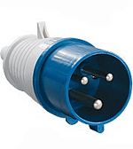 Вилка кабельная 023 32А 2Р+PЕ 220В IP44 IEK