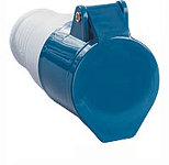 Розетка кабельная  213  16А 2Р+PЕ 220В IP44 перенос. TDM